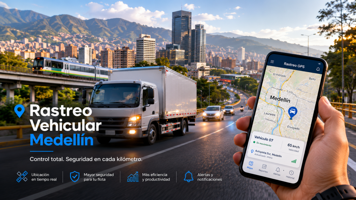 rastreo GPS Medellín: plataforma de monitoreo de vehículos Datatrack