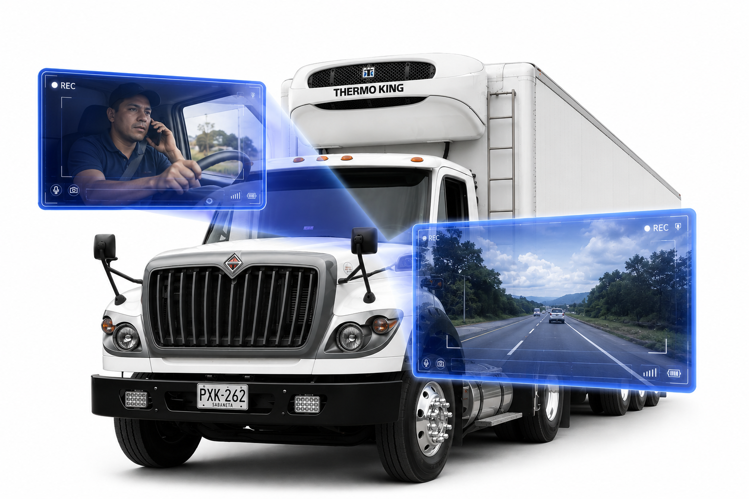 camion con camaras