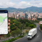 rastreo satelital Medellín: vehículo monitoreado vía satélite con Datatrack